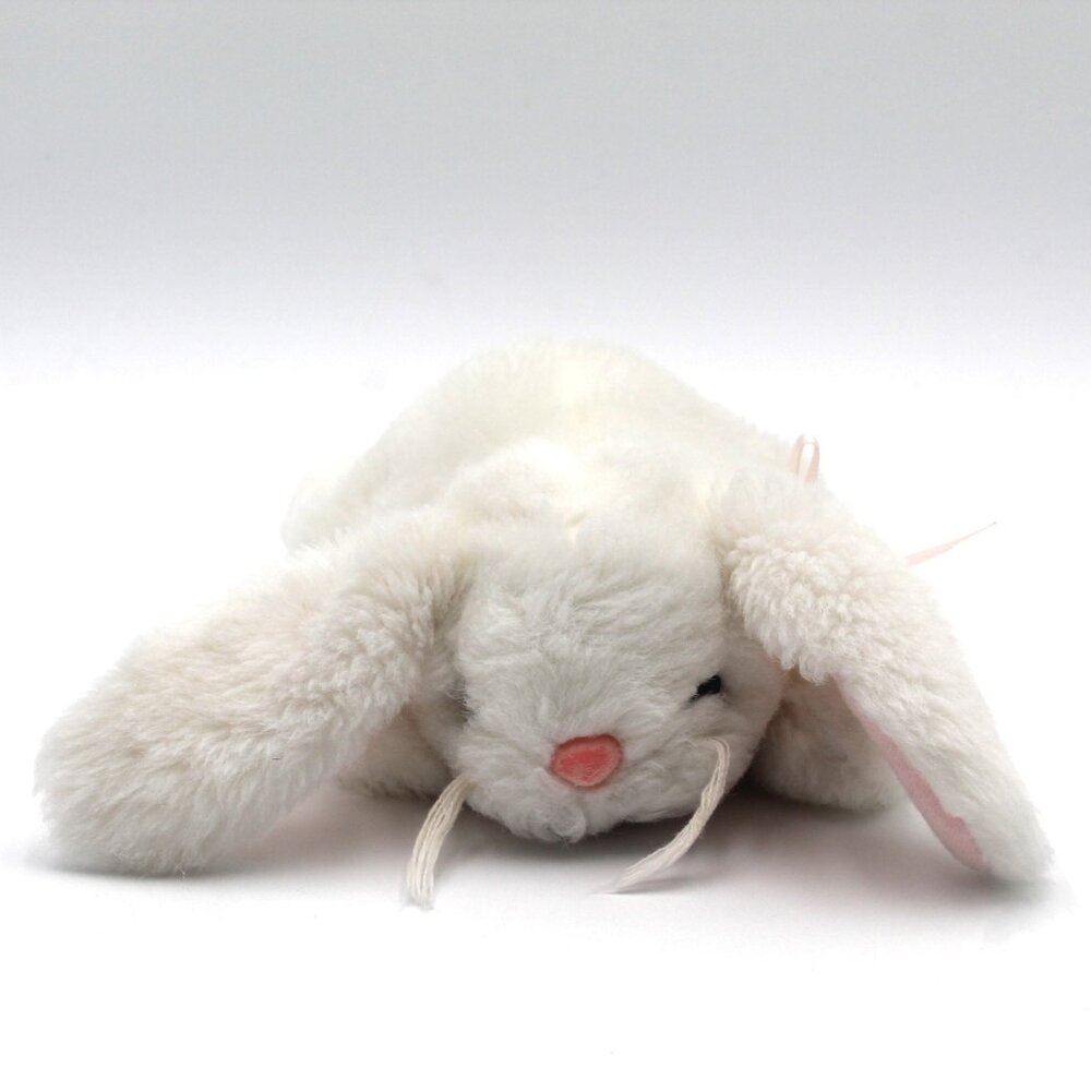 Vintage Bearington Collection White Rabbit Bunny 9" Stuffed Animal Plush Toy